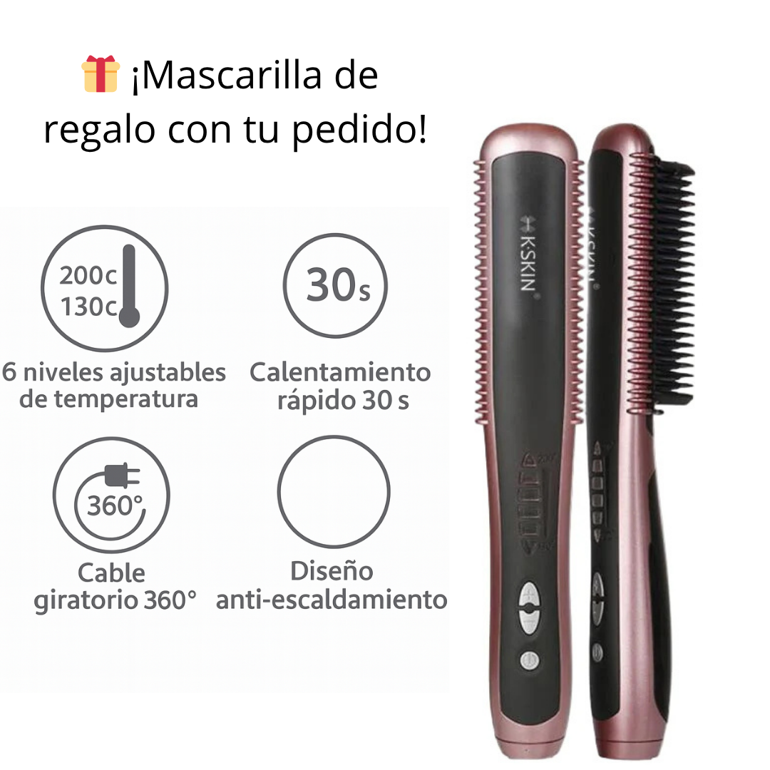 Nuvira Glide® -Cepillo Alisador 2 en uno